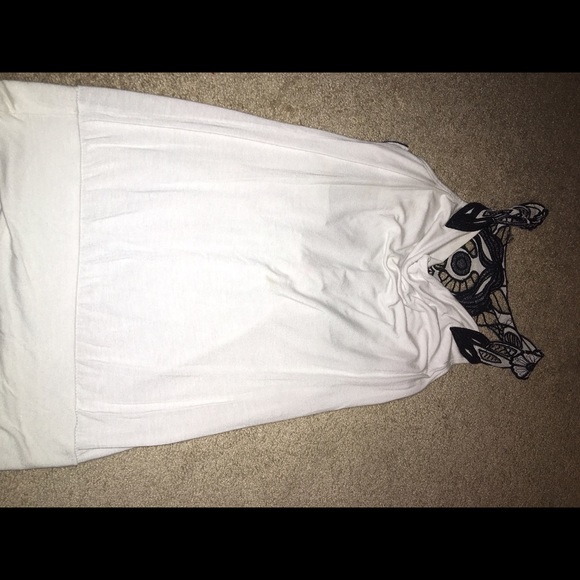 White fancy shirt