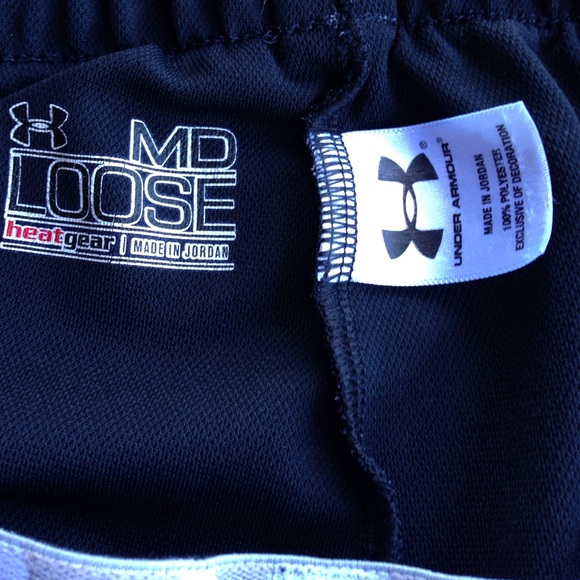 (SOLD) Black Under Armor Athletic Shorts - Picture 4 of 4