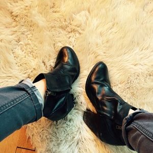 Steve Madden Leather Booties with Heels