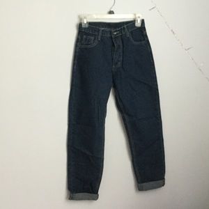 High Waisted Blue Jeans