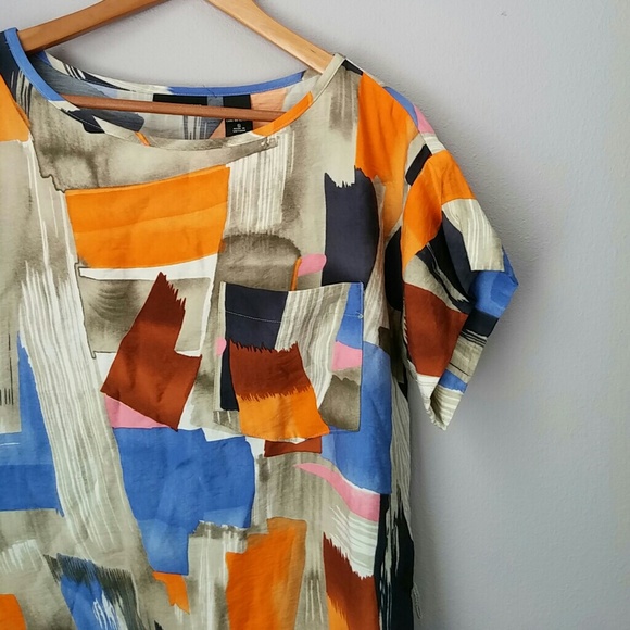 New York & Company Dresses & Skirts - Abstract pocket dress