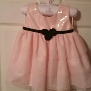 Toddler's pink dress