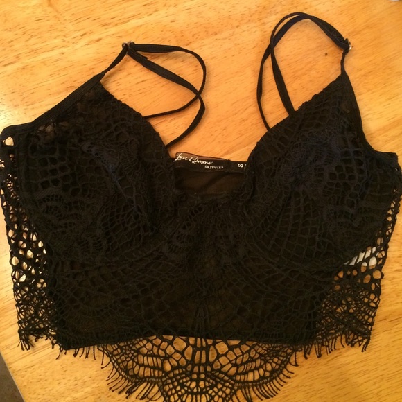 Black bat your lashes genuine Fl&l bra