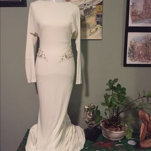 Whiter White Open Back Dress