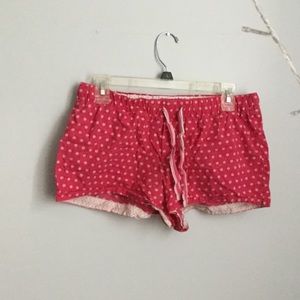 Pink Pajama Shorts