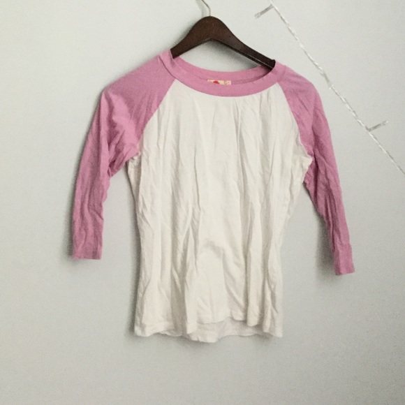 Pink Baseball Tee