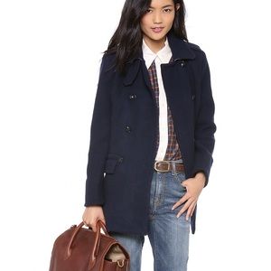 Madewell
Blue Wool Pea Coat