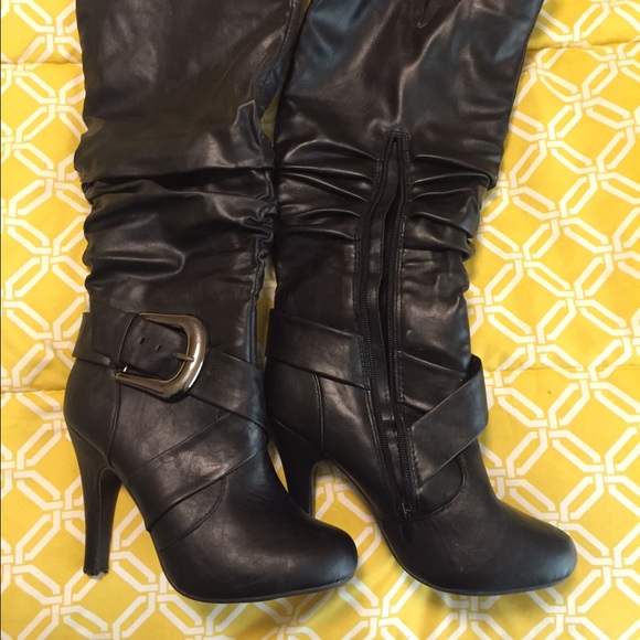 Black boots
