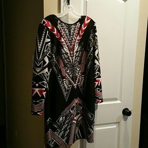 Long sleeve  midi dress