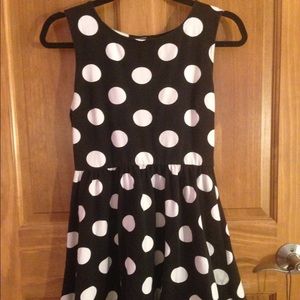 Polka Dot Skater Dress