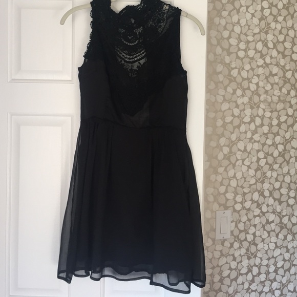Black lace dress nasty gal