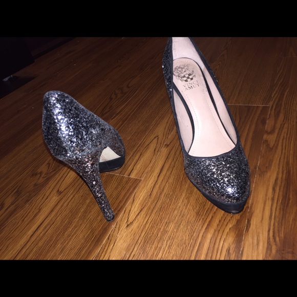 Hot Vince Camuto glittery pumps
