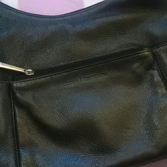 Stone Mountain Black Leather Purse - Picture 2 of 3