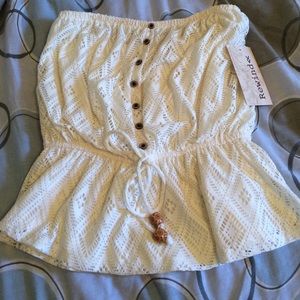 ❌nwt lace tube top