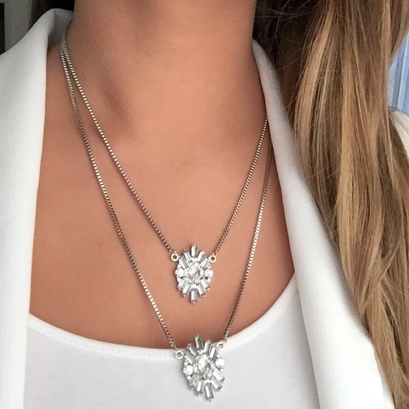 New York & Company Jewelry - New York & Company rhinestone layered necklace