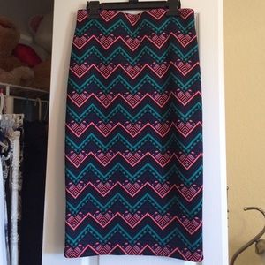 nwot tribal pencil skirt