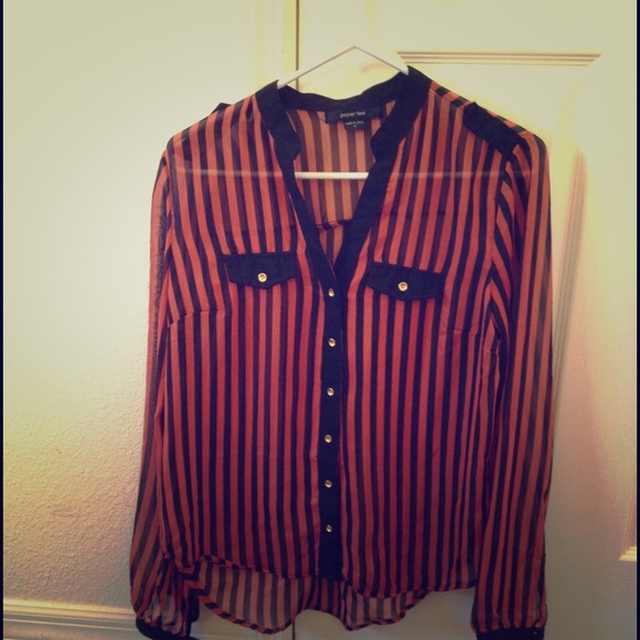 Sheer long sleeve top