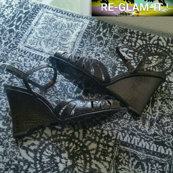 STUART WEITZMAN..100% LEATHER...BLACK BROWN - Picture 2 of 4