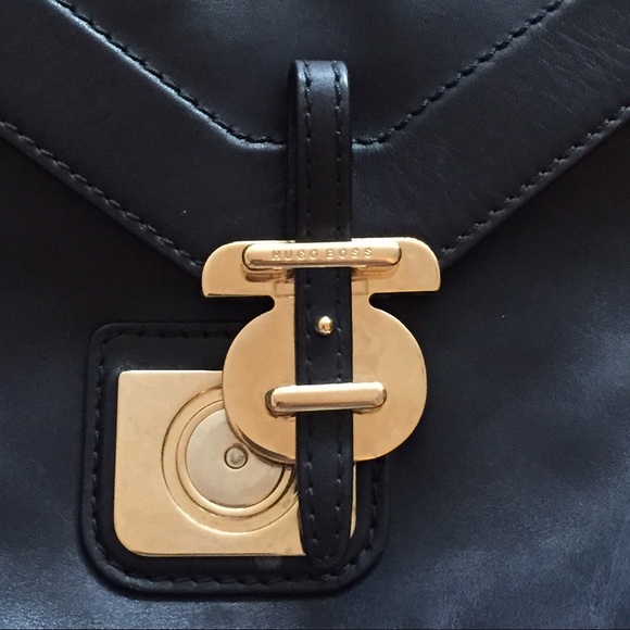 Hugo Boss Leather Shoulder Bag - NWOT - Picture 2 of 4