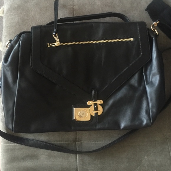 Hugo Boss Leather Shoulder Bag - NWOT - Picture 3 of 4
