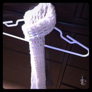 White warm scarf