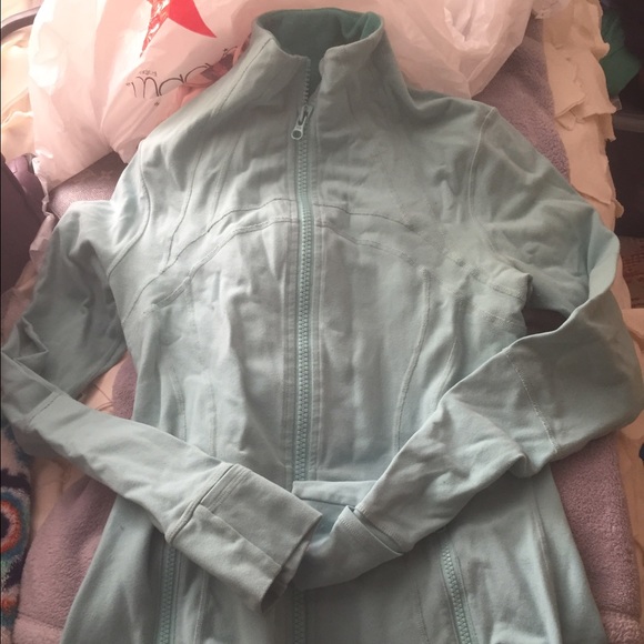 Turquoise blue Lululemon Athletic Jacket