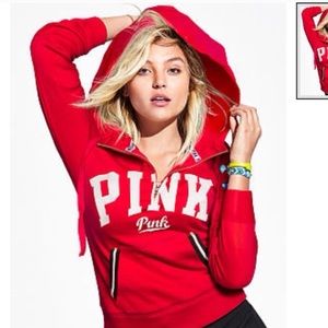 Victoria Secret Half - Zip Hoodie