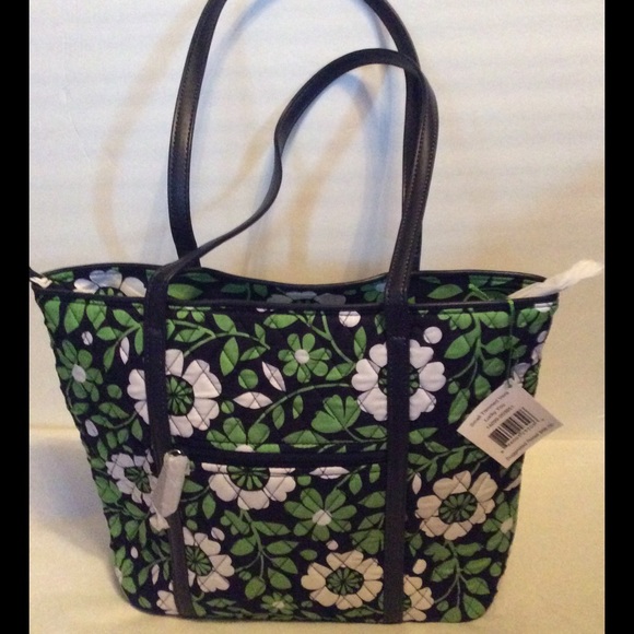 Vera Bradley Trimmed Tote Bag Luck You FLASH SALE - Picture 3 of 3