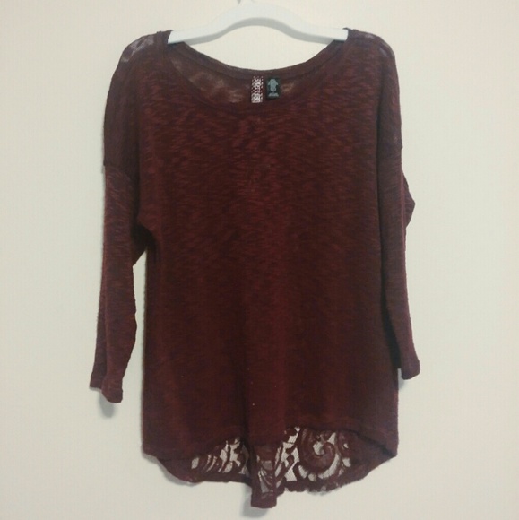 Burgundy Top