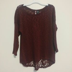 Burgundy Top
