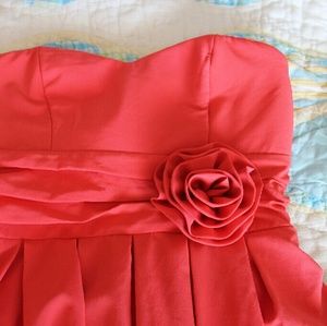 Coral Mini-Dress