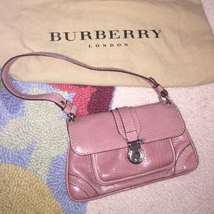 Purple Burberry purse
