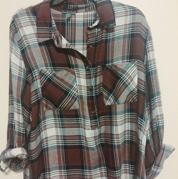 Maroon Flannel