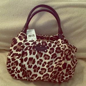 Brand new Kate Spade leopard print handbag