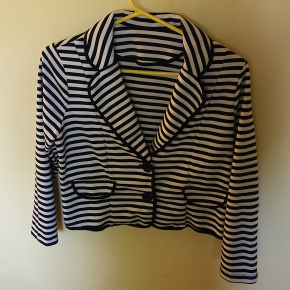 Striped blazer