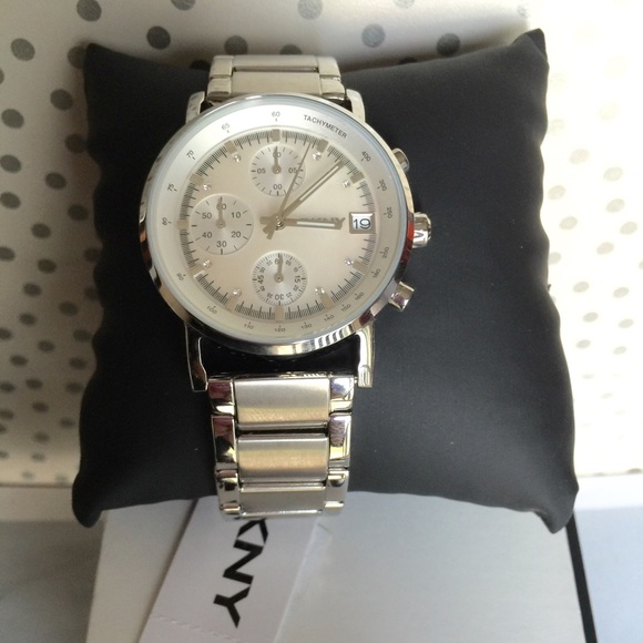 DKNY Chronograph stainless steel bracelet watch