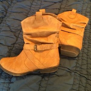 Tan Old Navy Ankle Boots