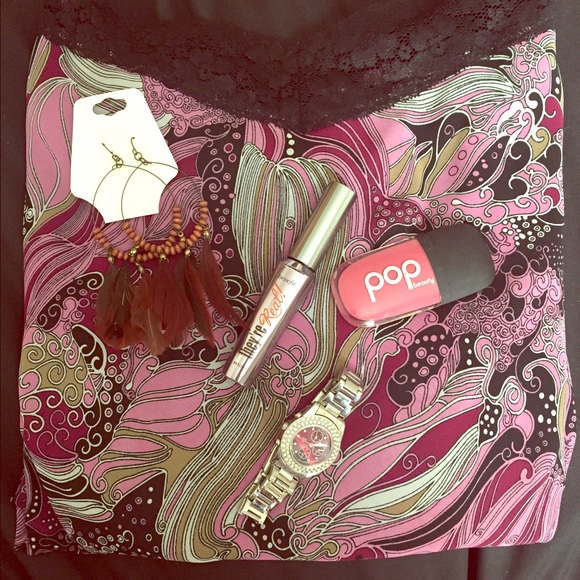 torrid Tops - Paisley Print Lace Tank