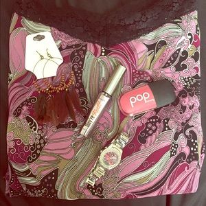 Paisley Print Lace Tank