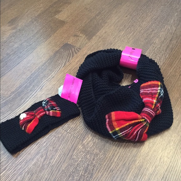 New Betsy Johnson Cold Weather Scarf and Headband