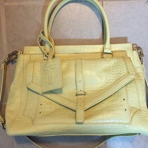 Tory Burch leather Lime 797 handbag