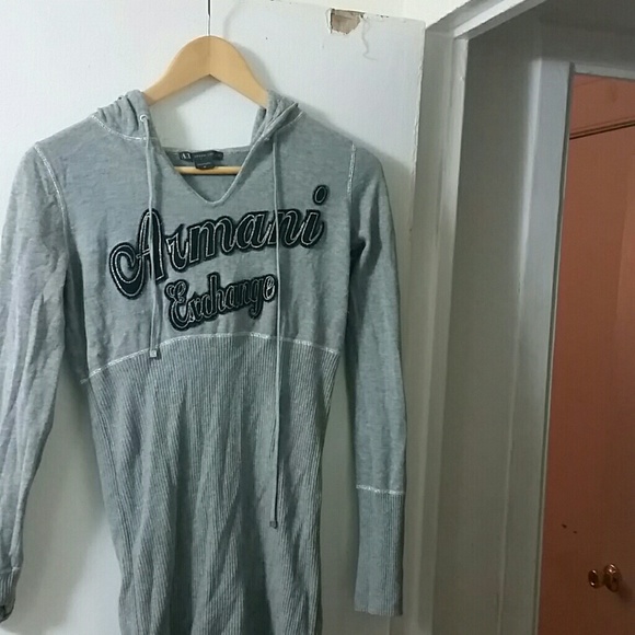 Armani exchange hooded sweater.