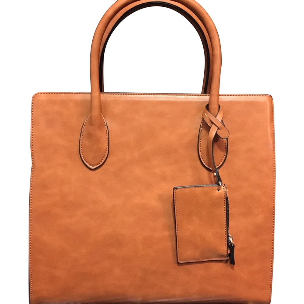 Large Tote Structured Handbag - Stay Organized! - Picture 5 of 8