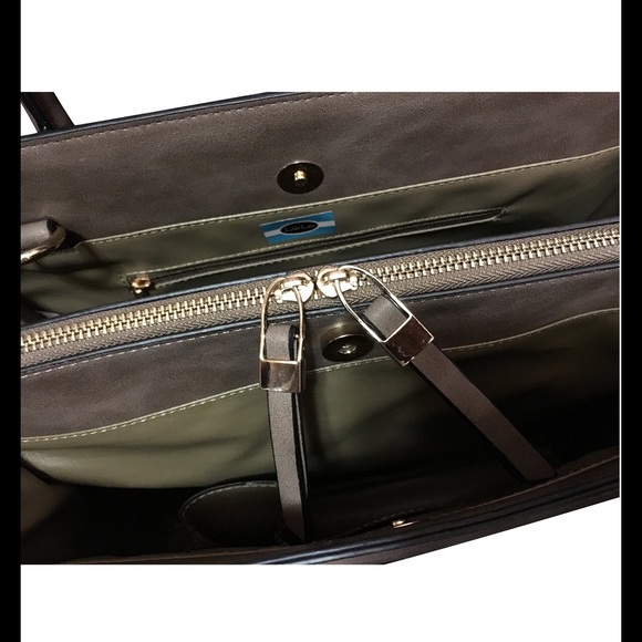 Structured Tote Bag Handbag Lil+Lo NEW - Picture 3 of 8