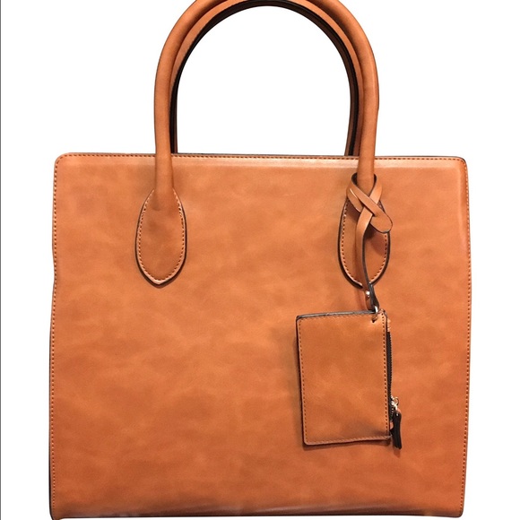 Structured Tote Bag Handbag Lil+Lo NEW - Picture 5 of 8