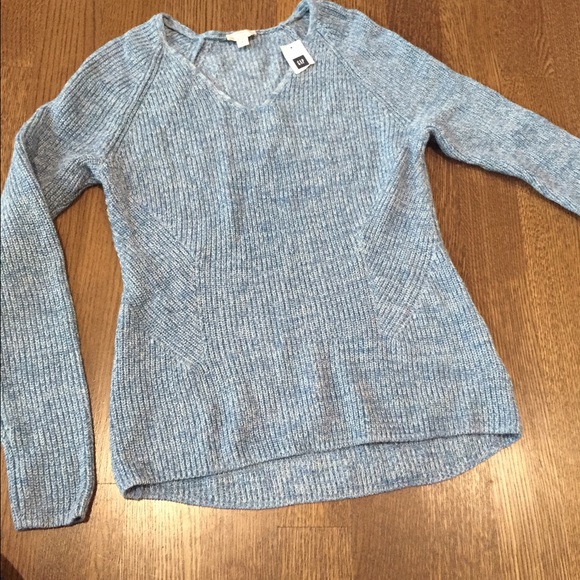 Light Blue Scoop-Neck Sweater from Gap