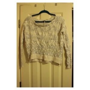 Free People- Sweater with Zipper Details