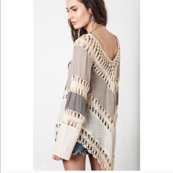 💥💥Bohemian chic color block tunic ONE HOUR SALE - Picture 4 of 4