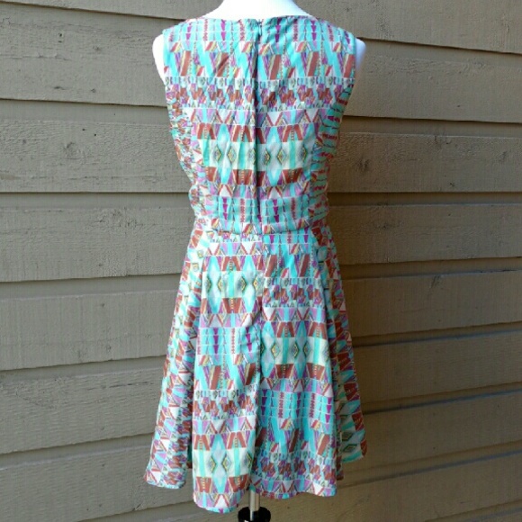 Forever 21 Multi-Colored Tribal Dress - Picture 3 of 4
