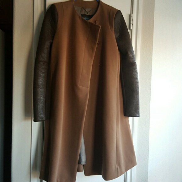 Bcbg Max azria Genova Coat with Contrast